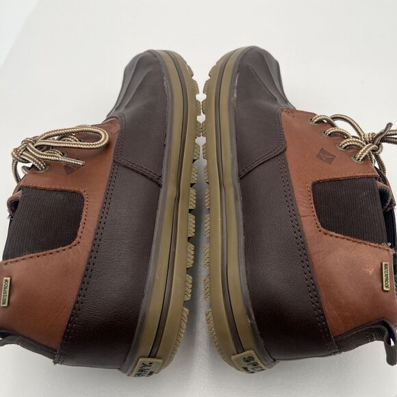 Sperry Top Sider Fowl Weather Chukka Brown Duck Boots Men\'s (Size 8.5M STS14226